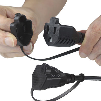 Outdoor Waterproof Extension Cord 3 Prong AC Outlet NEMA Male To 3 Female 515R