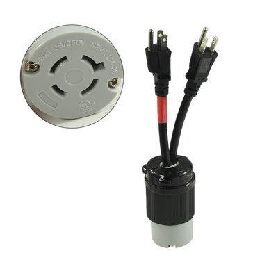 Home Appliance 1ft 14/3 NEMA L14-20C Connector Extension Cord with USA Certificate