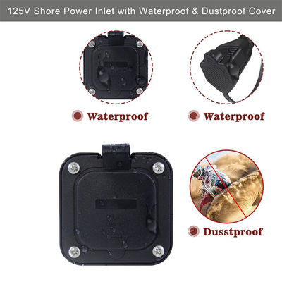 Power SJTW Extension Supply US Male To Female Plug NEMA 5-15R To Waterproof Converter