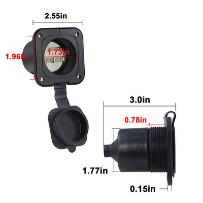 Power SJTW Extension Supply US Male To Female Plug NEMA 5-15R To Waterproof Converter
