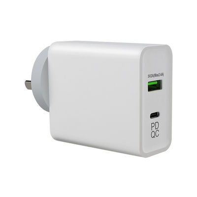 240V 45W QC 3.0 Wall Plug Power Supply Adapter For Euro Usb C 2m Cable