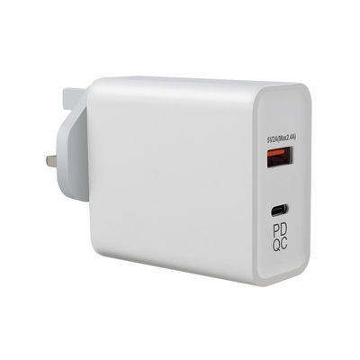 Uk Plug Fast Type C Mobile Phone Wall Charger 5V 9V 12V 3A 15V 2.6A PD 36W 45W