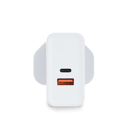 Uk Plug Fast Type C Mobile Phone Wall Charger 5V 9V 12V 3A 15V 2.6A PD 36W 45W