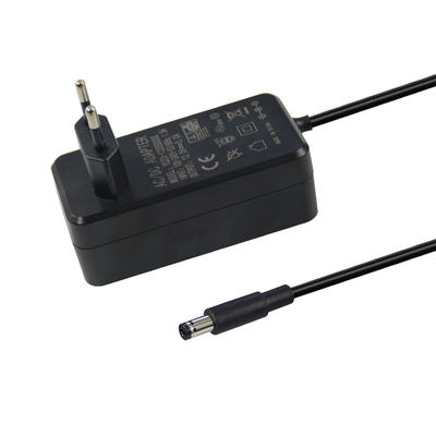 EU Wall Plug 1M 22AWG Power Supply Adapter 12V 5A 5521Mm For LED CCTV Camera