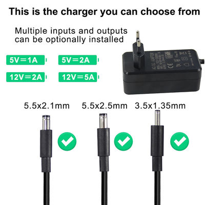 12V 5A AC to DC Power Adapter with UK 3pin Plug