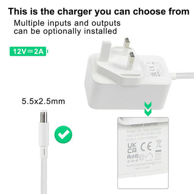uk 5V 2A LED Strip Light Power  Adapter Protective Function Short Circuit Protection