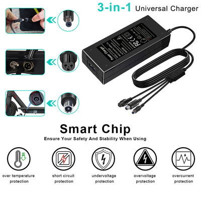 3 in 1 Universal Charger Input 100-240V IEC C8 Inlet 42V 2A Laptop Power Supply Adapter