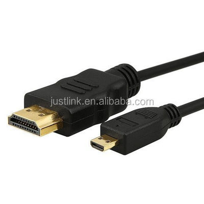 High Speed 5FT 1.5M V1.4 Male To Male HDMI To Micro HDMI Cable For HDTV PS3 XBOX 3D LCD