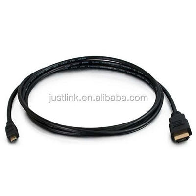 High Speed 5FT 1.5M V1.4 Male To Male HDMI To Micro HDMI Cable For HDTV PS3 XBOX 3D LCD