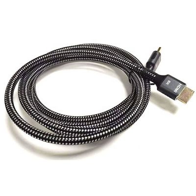 High Speed 4K 8K UHD Braided Nylon 2.1 HDMI Cable For Ultimate Viewing Experience