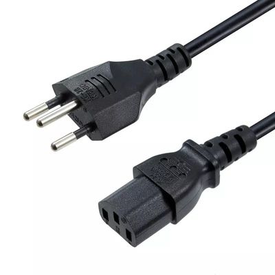 Swiss Plugs Power Cable  Plug Mains Wiring Switzerland Plug Black/White 250V Swiss Plugs Power Cable Cord