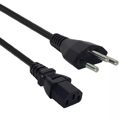 Swiss Plugs Power Cable  Plug Mains Wiring Switzerland Plug Black/White 250V Swiss Plugs Power Cable Cord
