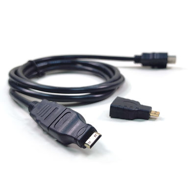 1.5m Male To Male HDMI Cable 3 In 1 For Video Camera And Tablet PC To TV