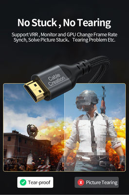 48Gpbps 8K60Hz 4K120Hz 8K HDMI 2.1 Cable HDMI2.1 M To M Cable With PVC Jacket