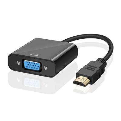 1080P HDMI To VGA Converter Adapter Cable For Computer Male To Female Audio Video