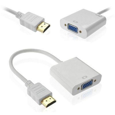 1080P HDMI To VGA Converter Adapter Cable For Computer Male To Female Audio Video