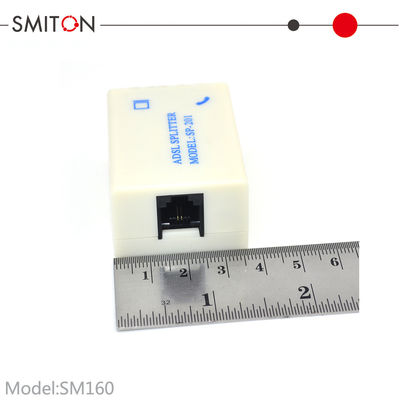 Telephone Splitter Adapter CE ROHS Certified for ADSL Connection using RJ11 6P2C Port