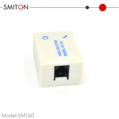 Telephone Splitter Adapter CE ROHS Certified for ADSL Connection using RJ11 6P2C Port