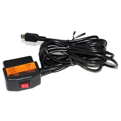 Switchable Gas Vehicles And Cars DVR Driving Recorder Charging Cable With Switch
