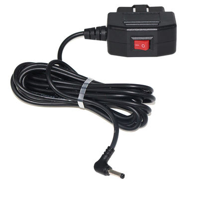 Switchable Gas Vehicles And Cars DVR Driving Recorder Charging Cable With Switch