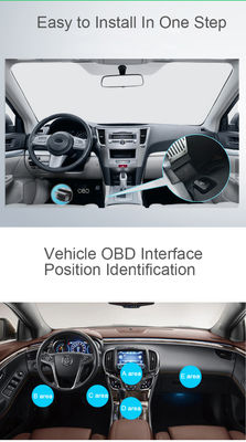 Cars OBD Charging Cable 24 64Awg 5V/2A OBD2 16pin To Right Angle Micro 5P Diagnostic Tool