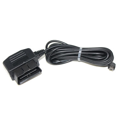 24W Micro USB Cable Connector for Gps DVR Camcorder Tablet E-dog Phone OBD II 16pin Charger