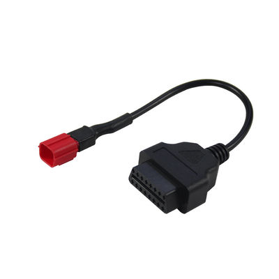 6 Pin Motorrad Bike Diagnose OBD Adapter for Euro5 Engine Analyzer 12V/24V Length 30cm