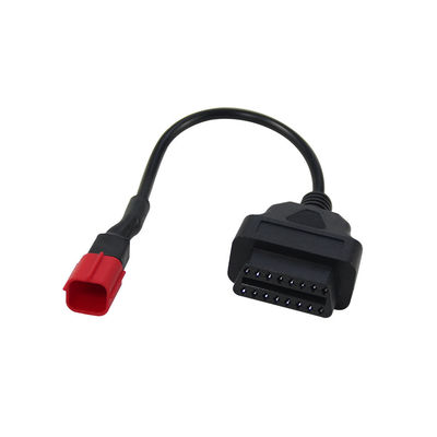 Motorcycle OBD1 to OBD2 Adapter Cable 6 Pin OBD Diagnostic Cable Customized Length