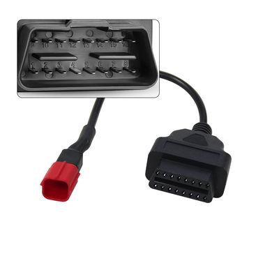 Motorcycle OBD1 to OBD2 Adapter Cable 6 Pin OBD Diagnostic Cable Customized Length