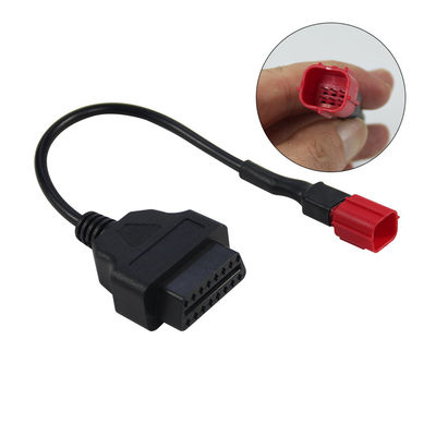 Motorcycle OBD1 to OBD2 Adapter Cable 6 Pin OBD Diagnostic Cable Customized Length
