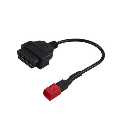 Motorcycle OBD1 to OBD2 Adapter Cable 6 Pin OBD Diagnostic Cable Customized Length