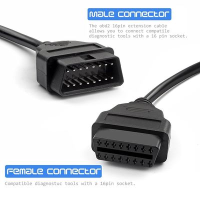 14Pin To 16PIN OBD II Diagnostic Cable For Motorcycle Applicable Models Motorcycle