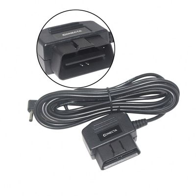 16 Pin Car Cigar Lighter OBD2 Extension Cable for Connector USB OBD Power Flat Diagnostic