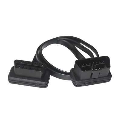 16Pin OBD2 Male to Female Extension Cable for Automotive Diagnostics