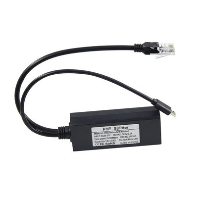 12v 2a Type C and Lan Port RJ 45 Connect USB Poe Splitter for Power Over Ethernet