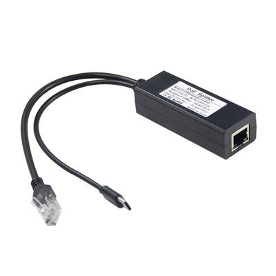 48V to 5V 2.4A MAX POE Splitter USB-C 12W Private Mold NO Input 100-240V AC 50/60Hz