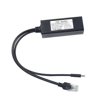 1Gbps POE Splitter USB-C Adapter IEEE 802.3af Compliant For WiFi/Security Cameras