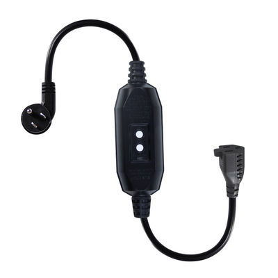 GFCI NEMA 515P To 515R Falt Plug Waterproof Extension Cord IP54