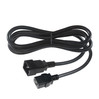 2Xc19 Plug 20A Heavy Duty Pdu 15A 250V 14 Awg To C20 Cable Power Cord
