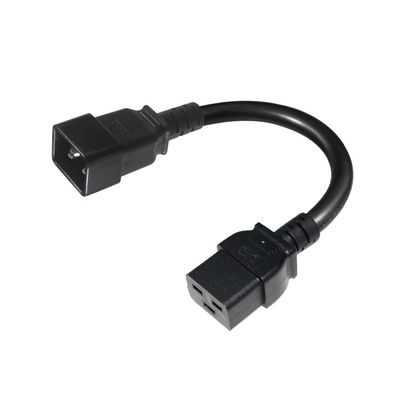 2Xc19 Plug 20A Heavy Duty Pdu 15A 250V 14 Awg To C20 Cable Power Cord