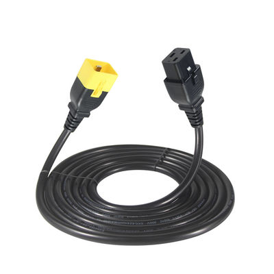 Electric Cable 320 C20 Male To C19 Female Socket Connector 60320 Iec Computer Power Cord