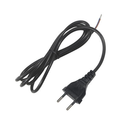 Supply Power Plug Eu 2 Pin To Stripped Supply Strip Power Cord Open Wire Free End