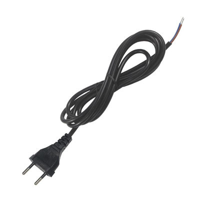 Supply Power Plug Eu 2 Pin To Stripped Supply Strip Power Cord Open Wire Free End