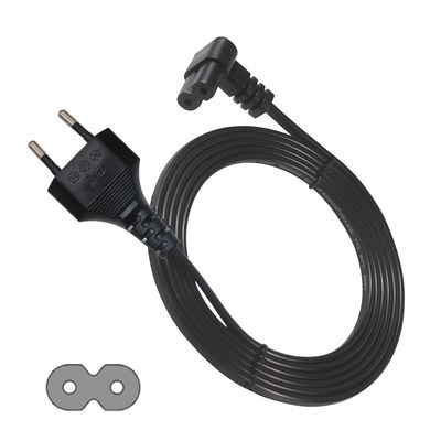 Italy 2 Pin Ac Plug European Cable C7 Connector Extension Psu Laptop Power Cord Eu 2-PIN C7
