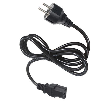0.75MM European Supply Cable with VDE Extension 3PIN Schuko Plug To C13 Netsnoer