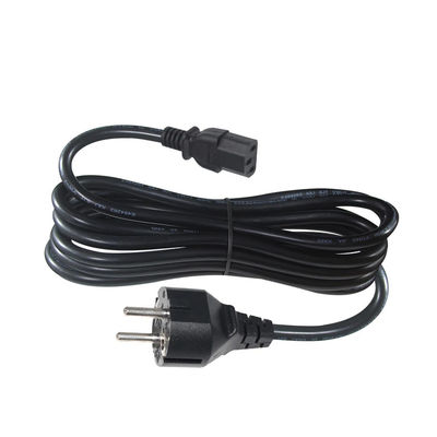 0.75MM European Supply Cable with VDE Extension 3PIN Schuko Plug To C13 Netsnoer