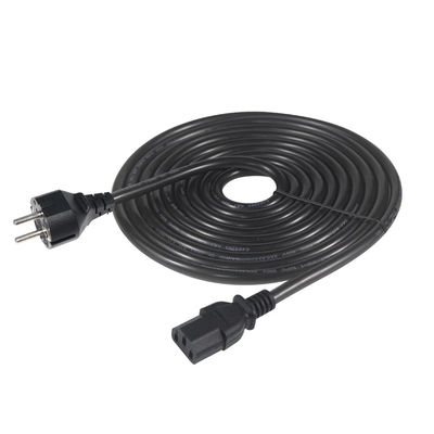 0.75MM European Supply Cable with VDE Extension 3PIN Schuko Plug To C13 Netsnoer