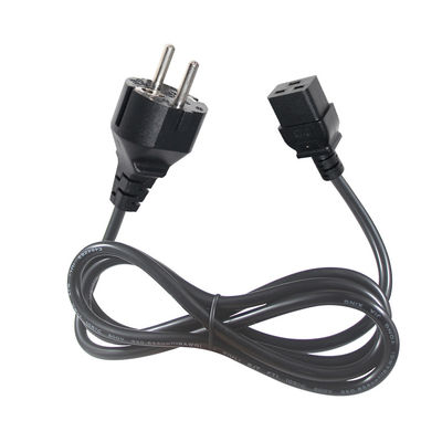EU Power Cord C19 PDU IEC Socket Strip with Stripped Wires and 240V 30A CEE Standard Plug