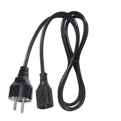 Industrial Locking Cable 3X1.5MM Socket Eu 3Pin-C14 European Standard Ac Cord Iec Power Connector