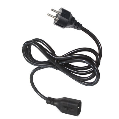 Industrial Locking Cable 3X1.5MM Socket Eu 3Pin-C14 European Standard Ac Cord Iec Power Connector